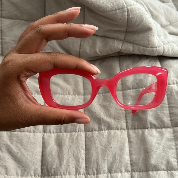 Lapima Olivia Eyeglasses; Barely Worn; Hot Pink (sold out color) - Picture 3 of 3